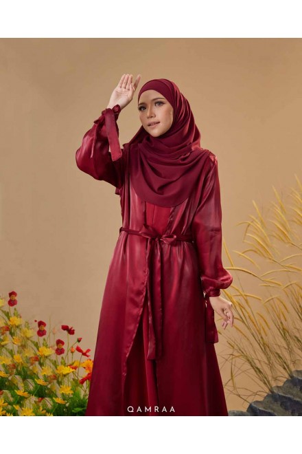 RTW ABAYA FATEEMA COLOR MAROON